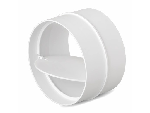 [H56289] Rund forbindelsesstykke m. tilbageslagsventil - Ø100mm