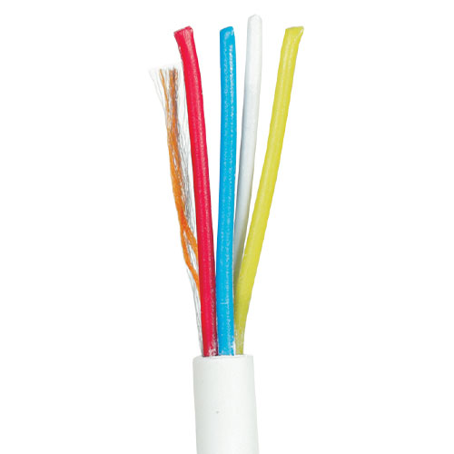 [1483159800] Telefonledning PTK 4X0,6 Hvid - pr. m.