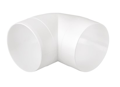 [H56294] Rund vinklet stykke - 90°, Ø125mm