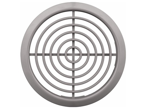 [H56222] Rund møbel-ventilationsrist - Ø70mm, Grå
