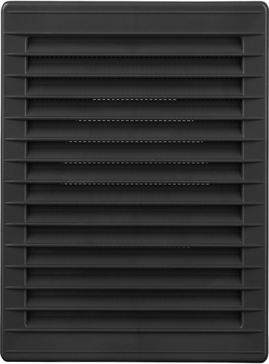 [H56269] Rektangulær ventilationsrist - 140x210mm kanal, Grafit