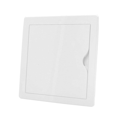 [H60032] Inspektionslem - 150x150mm, Plast, Hvid