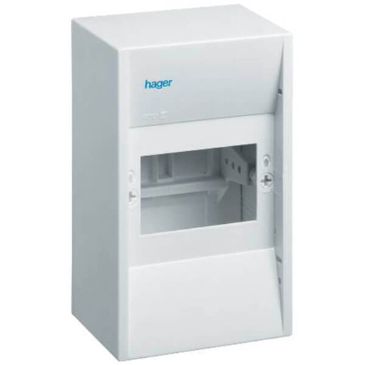 [1516006018] Hager gruppetavle 4M m. PE-klemme