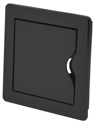 [H14514] Inspektionslem - 100x100mm, Plast, Koksgrå