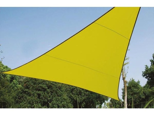 [H43436] Trekantet solsejl - 3,6 x 3,6 x 3,6m LIME GRØN