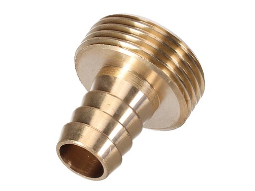 [H44574] Messing hanekobling - Han hane 3/4" > Slange 3/4"