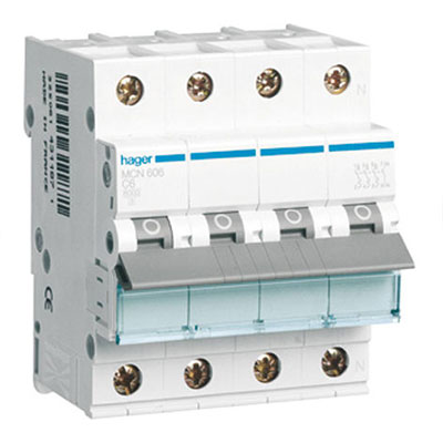 [1522026448] Automatsikring 3P+N 20A C 4M