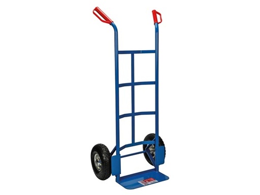 [H47716] Sækkevogn m. lufthjul - Maks. 200kg, Blå