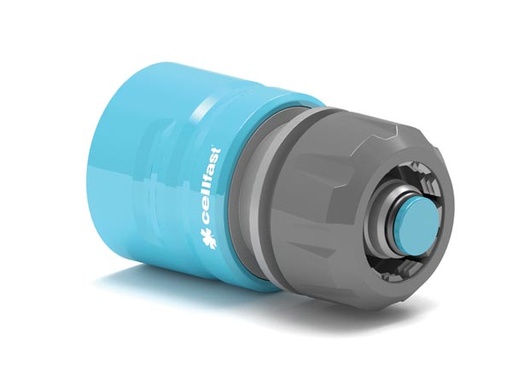 [H49847] Vandslangekobling m. stop - IDEAL™, 1/2"-5/8"