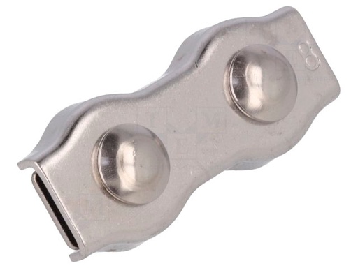 [H42298] Reb klemme - Dobbelt, 8mm