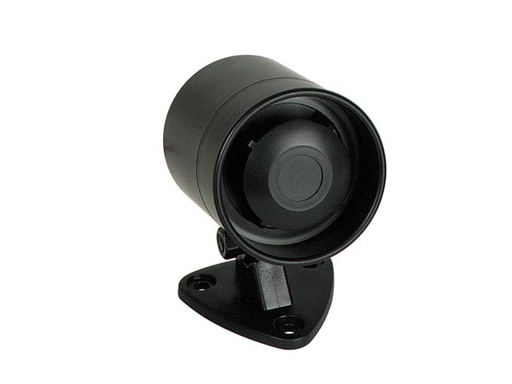 [H10086] Sirene m. sweep tone - 12Vdc / 300mA, 115dB, ledning