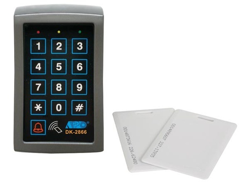 [H42731] Adgangskontrolpanel m. RFID og 3 relæ udgange
