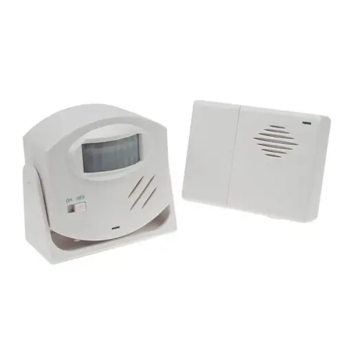 [H10029] Dørklokke m. PIR detektor (10m rækkevidde, 2 ringetoner)