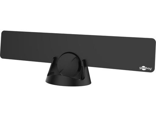 [H46575] Aktiv indendørs DVB-T antenne - DVB-T2, Sort