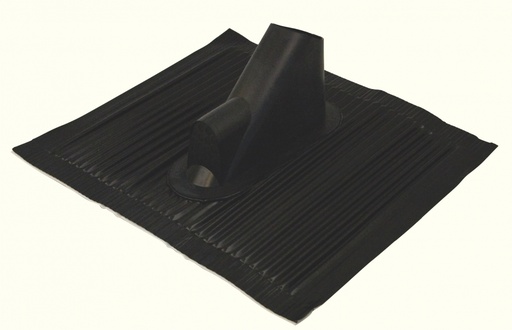 [H42884] Mastkappe til tagindækning, saddeltag - Ø38-60mm, Sort