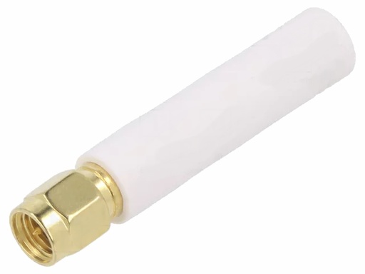 [H64644] GSM antenne, 2G/3G/4G/LTE - 6dBi, SMA, 48mm, Hvid