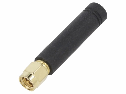 [H64032] GSM antenne, 2G/3G/4G/LTE - 6dBi, SMA, 48mm, Sort