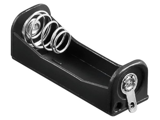 [H10395] Batteriholder til 1xN bat. (m. loddeflige)