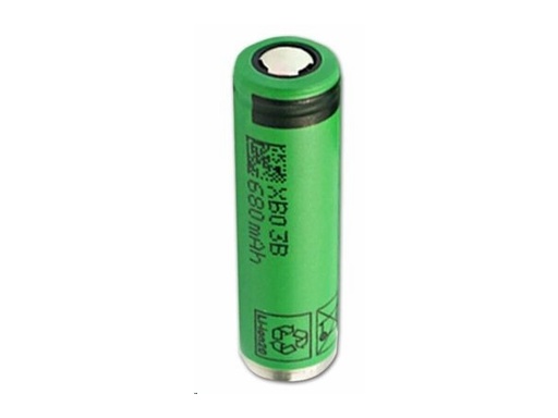 [H61460] 14500 (AA) LiION batteri - 3,7V 680mAh, flat top (Ø14x50mm)