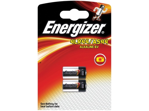 [H62459] 4LR44 alkaline batteri - 6V / 165mAh (2 stk.)