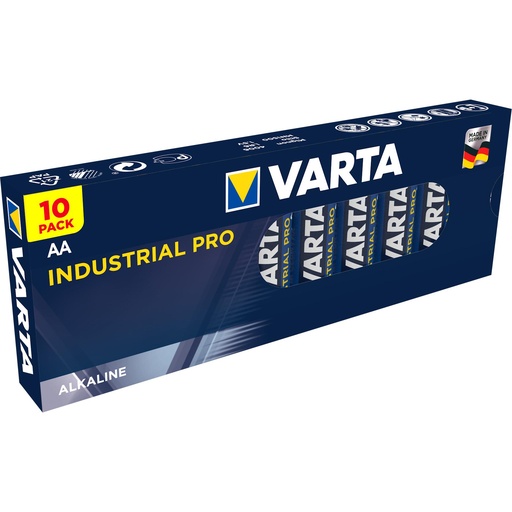 [H57675] Industrial Pro AA/LR6 alkaline batteri - 1,5V (10 stk.)