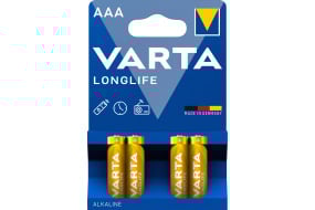 [H57680] Longlife AAA/LR03 alkaline batteri - 1,5V (4 stk.)