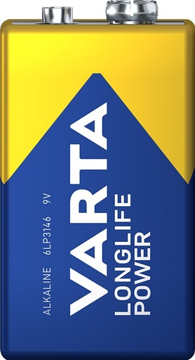 [H57692] Longlife Power Alkaline E-blok batteri - 9V (1 stk.)
