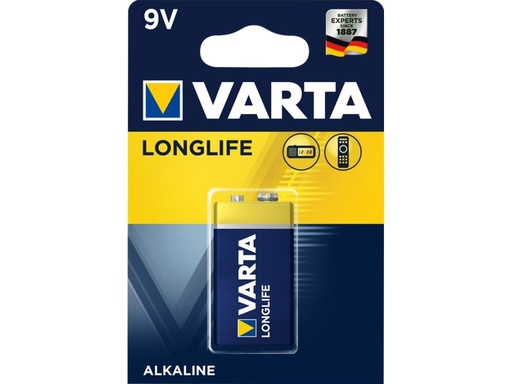 [H57693] Longlife Alkaline E-blok batteri - 9V (1 stk.)