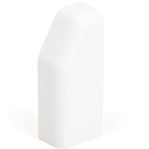 [1736002342] Endestykke SL 20/110 Højre Hvid RAL9010