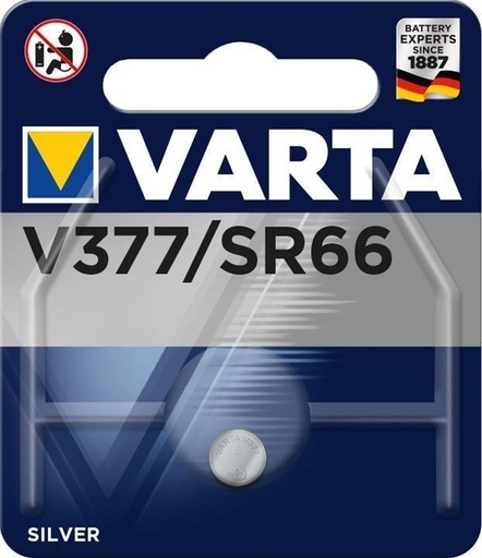[H51210] Sølvoxid knapcelle - SR66 (V377) 1,55V