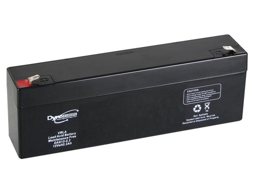 [H37971] Blybatteri - 12V / 2.2Ah 177.5x34x66mm
