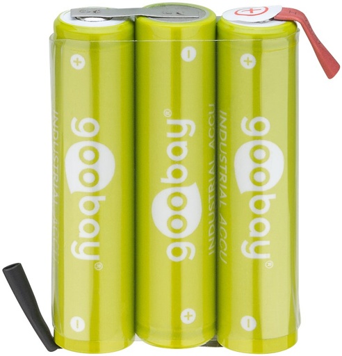 [H50641] 3xNiMH AAA batteripakke - 3,6V 800mAh m. flige