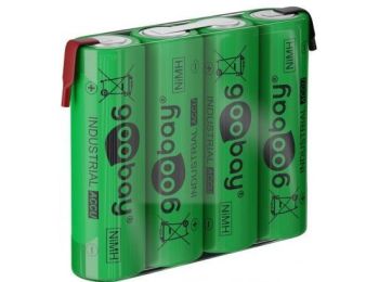 [H50647] 4xNiMH AA batteripakke 4,8V / 2100mAh m. flige