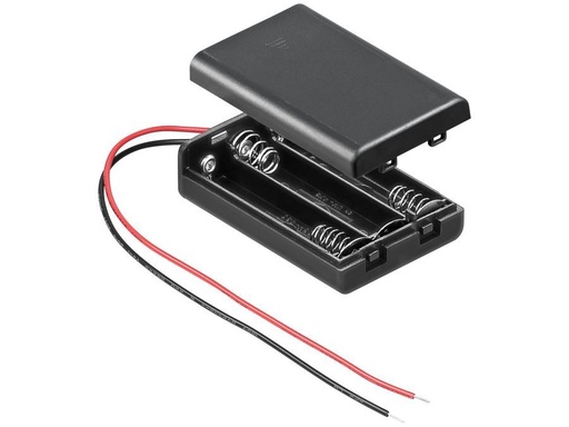 [H44437] Batteriholder til 3xAAA bat. Lukket