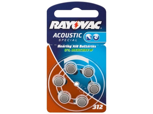 [H10453] PR41 Zinc-air høreapparatbatteri - 1,4V / 160mAh (6 stk.)