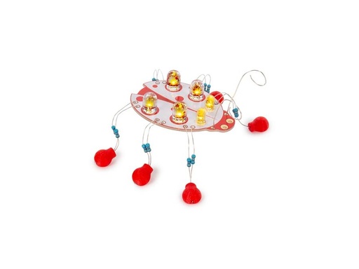 [H58219] Mariehøne m. stearinlyseffekt (loddekit)