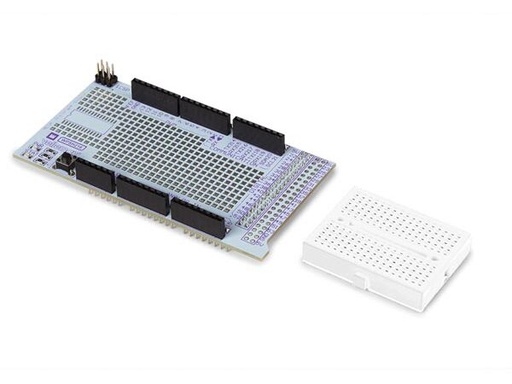 [H60734] Prototype board til Arduino MEGA (inkl. breadboard)