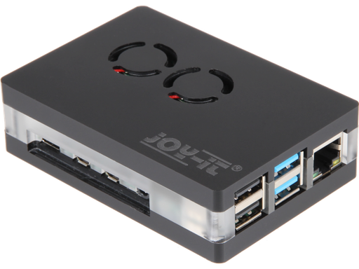 [H62852] Kabinet til Raspberry Pi 4 B - Aktiv køling, transparent