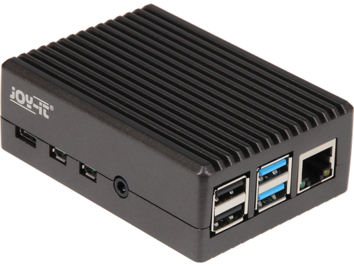 [H62862] Kabinet til Raspberry Pi 4 B - Aluminium, Sort