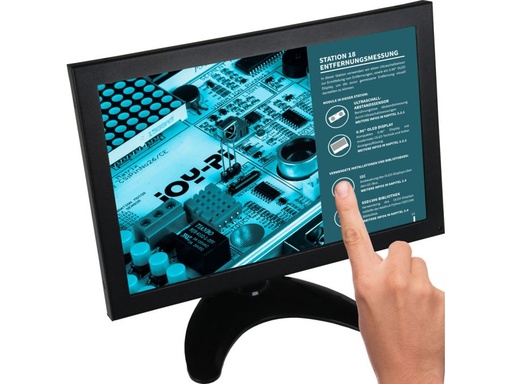[H59666] 10.1" IPS touchskærm - 1280x800, HDMI/VGA/AV/BNC/USB, 12V