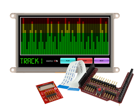 [H53817] Smart ULCD-modul - 7,0" DIABLO16-proc., Arduino interface