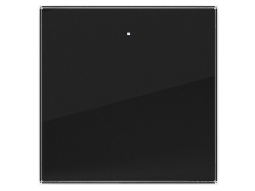 [H42958] VELBUS - Glas kotrolmodul m. 1 touchknap, Sort