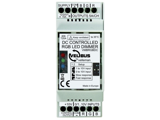 [H33552] VELBUS - 0..10V RGB LED lysdæmper