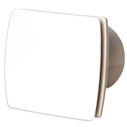 [176022] Ventilator til vådrum EOL F10 HT+ m. kontraspjæld, kugleleje, timer og hygrostat