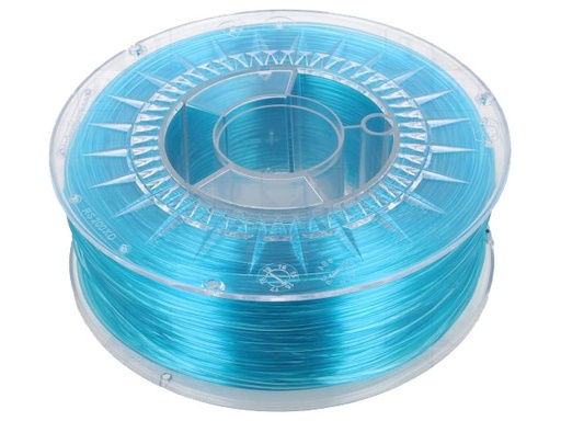 [H38010] PETG filament - Ø1,75mm, Blå transparent, 1kg