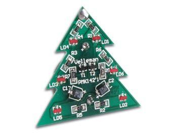 [H10769] SMD miniature juletræ (loddekit)