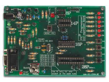 [H10873] K8048 - PIC program- og eksperimentkort (m. software)