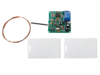 [H29717] RFID kortlæser, inkl. 2 kort (loddekit)