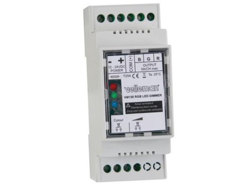 [H32263] VM150 - RGB LED lysdæmper til DIN-skinne