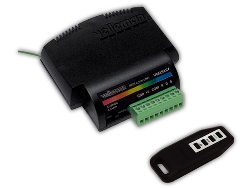 [H43980] VM192RF - Trådløs RGB LED styring med RF fjernbetjening